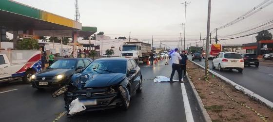 Caso foi registrado na Avenida Fernando Corrêa da Costa, nesta segunda (7)