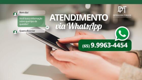 O telefone 065 99963-4454 será o único por meio do qual o cidadão, que quer atendimento por meio de whatsapp, poderá ent