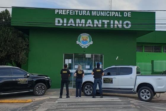 O material apreendido subsidiará inquérito policial instaurado para apurar investigação iniciada contra o prefeito munic
