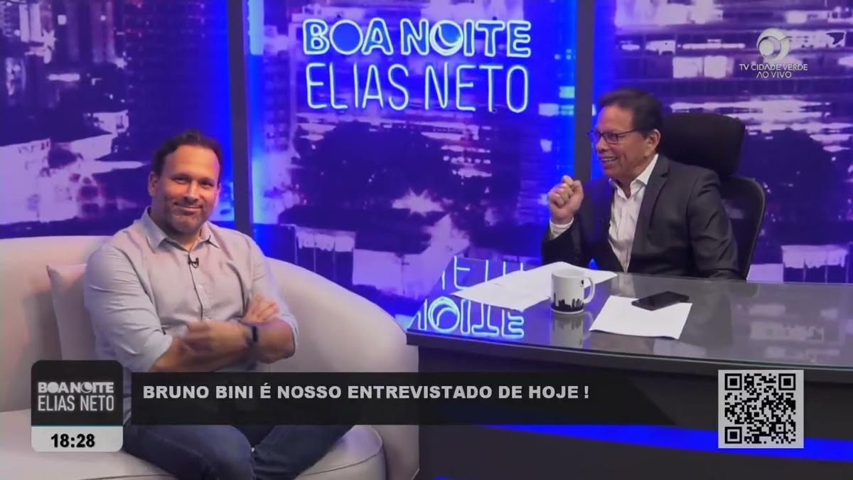 BRUNO BINI É NOSSO ENTREVISTADO DE HOJE | BOA NOITE ELIAS NETO - 17/07/2024