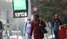 Temperatura em São Paulo cai para 10ºC e bate novo recorde em outubro
